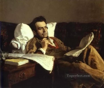  Russian Canvas - Mikhail Glinka Russian Realism Ilya Repin